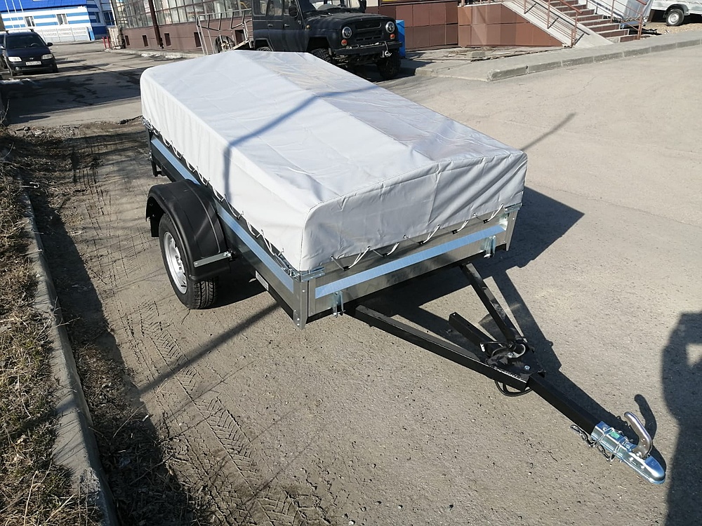 Легковой прицеп Rinal окрашеный, тент 06.