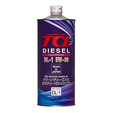 Масло для дизельных двигателей TCL Diesel, Fully Synth, DL-1, 5W30, 1л 