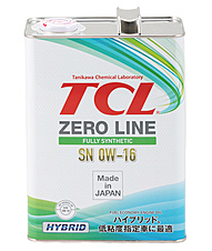 Масло моторное TCL Zero Line Fully Synth, Fuel Economy, SN, 0W16, 4л