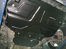 Skoda Octavia (A5) 2004-2013 V-all защита двигателя и кпп (кроме комплектации Scout) (1,5 мм)